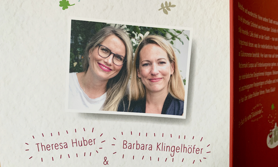 Theresa Huber y Barbara Klingelhöfer en el Libro de los Lugares Felices de Ámsterdam